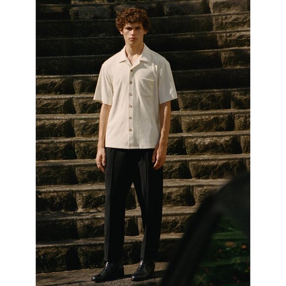 I DREAM FOR YOU Woven Crop Trouser in Black - Picture 2 of 6